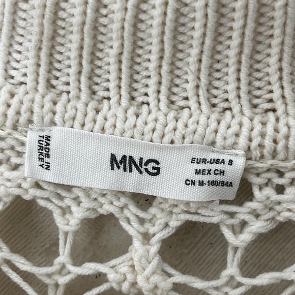 ❤️ MNG Netted Sweater Too Size S - Picture 4 of 4